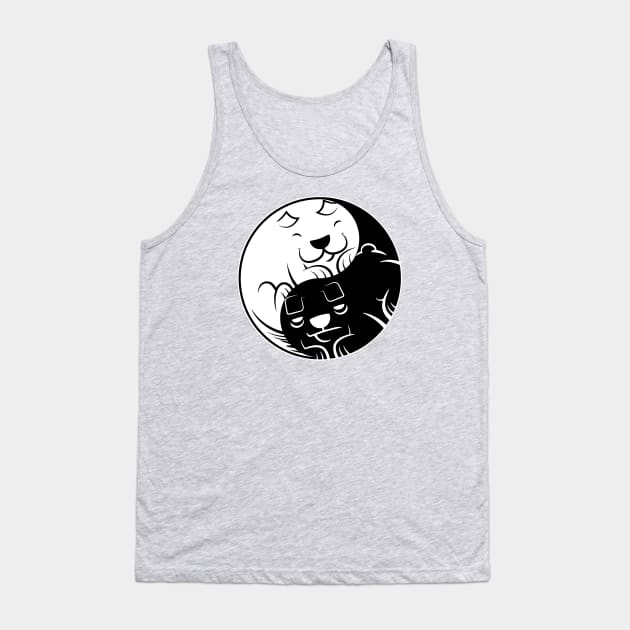 Yin Yang Dogs Tank Top by DCLawrenceUK